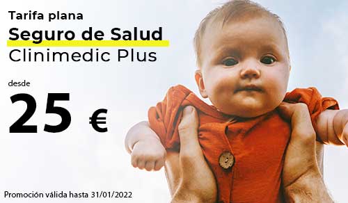 Tarifa plana seguro de salud. Clinimedic Plus desde 25€